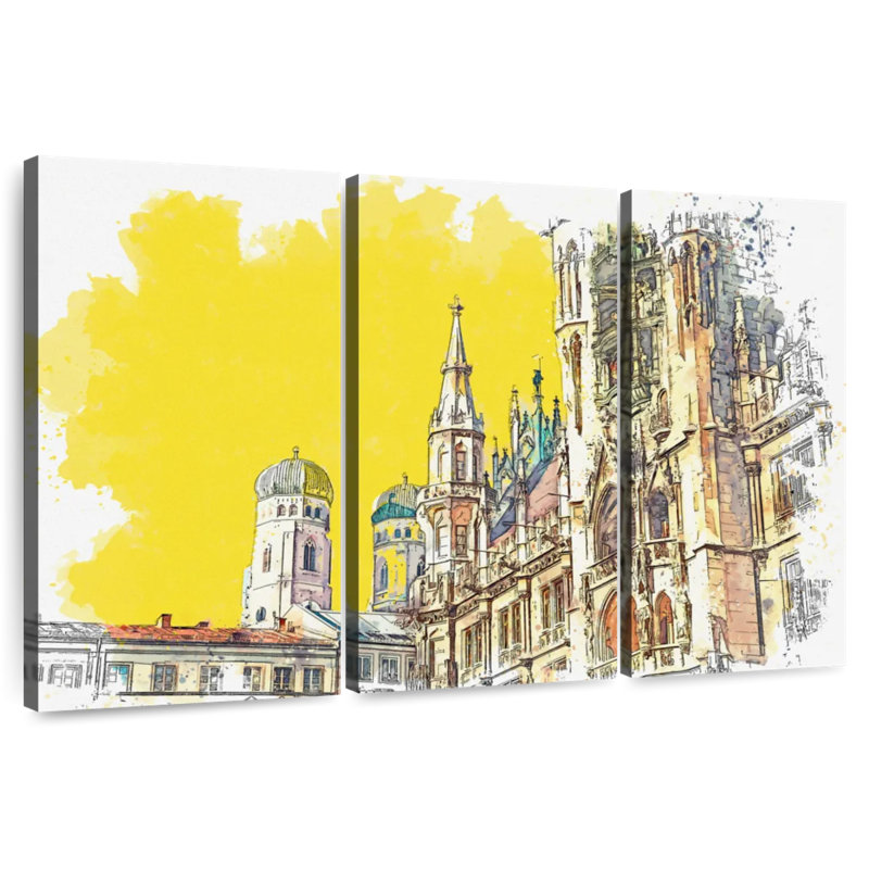 Munich Lilie, 36" H x 57" W
