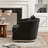 31" Wide Linen Fabric Upholstered Swivel Barrel Chair-2010247361