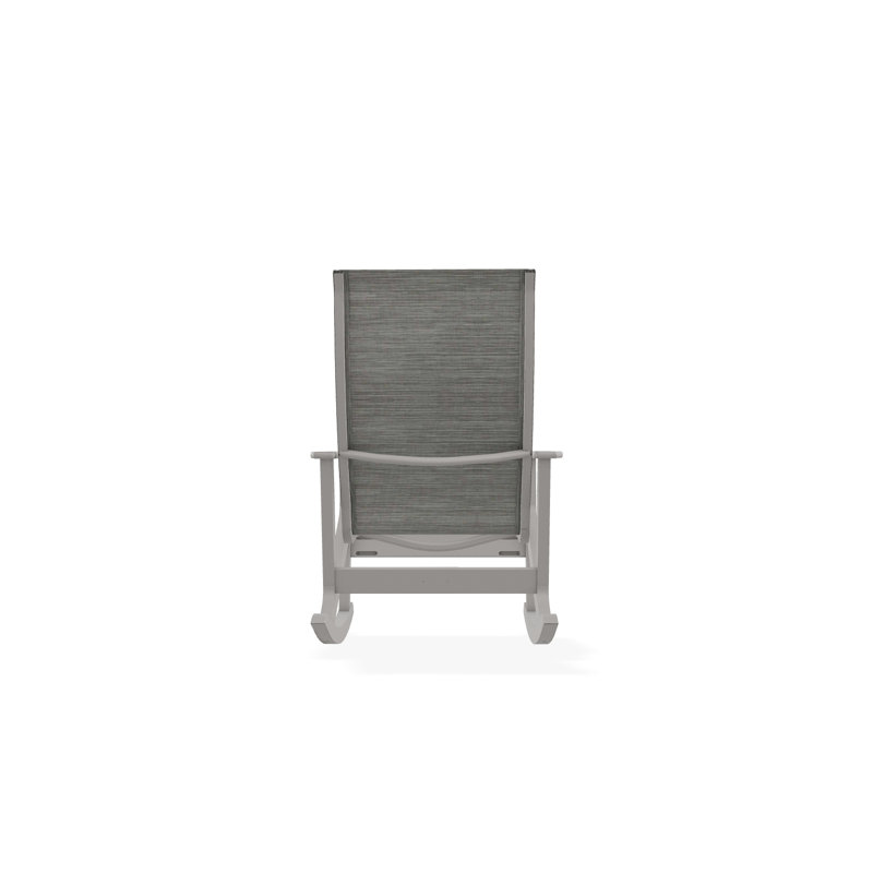 Wexler Polymer Outdoor Lounge Chair, Warm Gray, Sicily