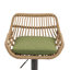 Ensemble de 2 tabourets de bar pivotants avec repose-pieds réglables pour la cuisine et la salle à manger-2014151058-2030258893