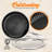 6 - Piece Non-Stick Aluminum Cookware Set
