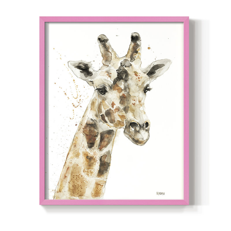 Savannah IV Framed Print - Solid Wood, H 15 po x l 12 po, Rose