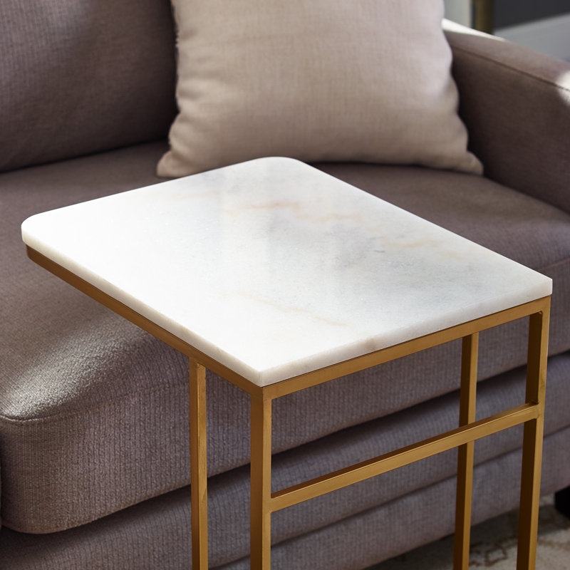 Adolpho Marble Top End Table