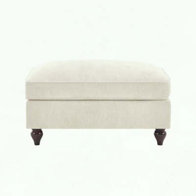 2-in-1 Ottoman with Detachable Ruffled Skirt