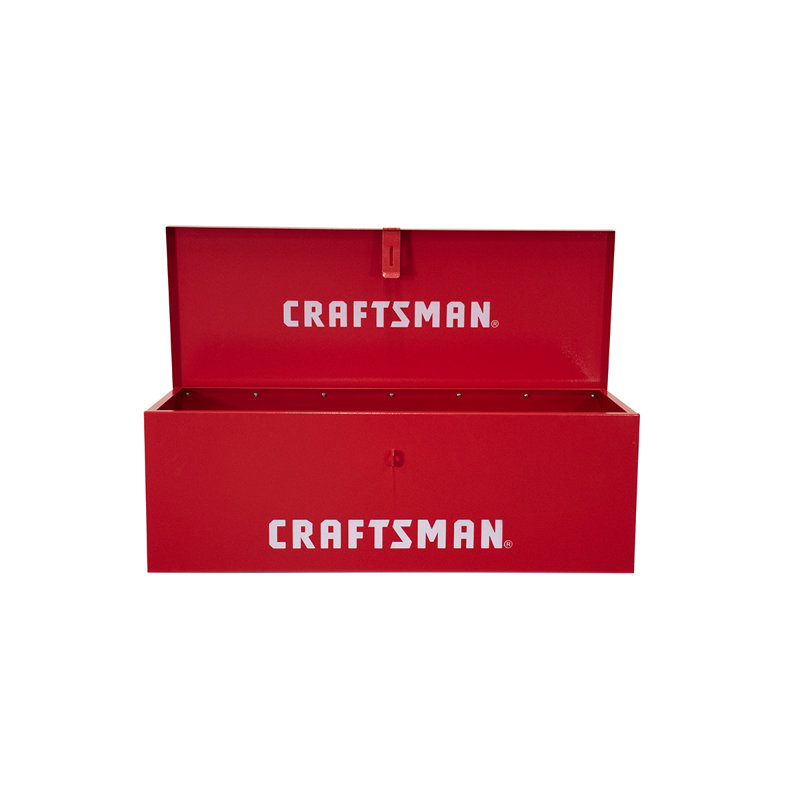 30.12'' W Steel Job Site Storage, Red