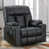 Black Faux Leather