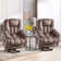 41'' Oversized Power Lift Chair - Heated Massage Electric Recliner with Super Soft Padding Set of 2