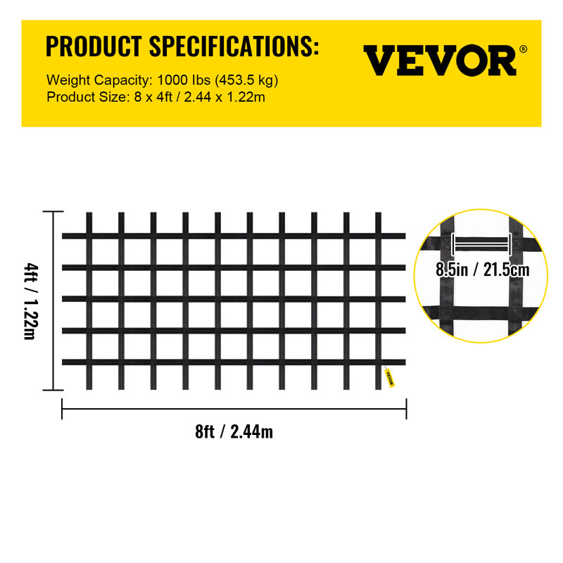 Portique à corde en polyester VEVOR, 96"