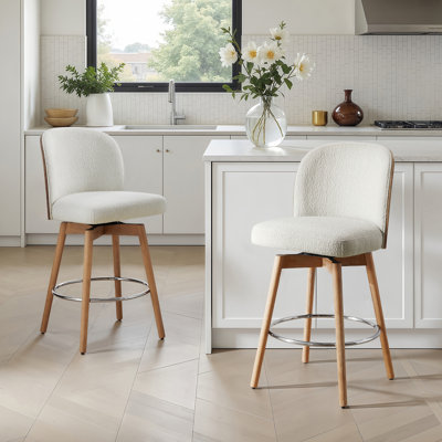 Tabouret de comptoir pivotant Tomlin