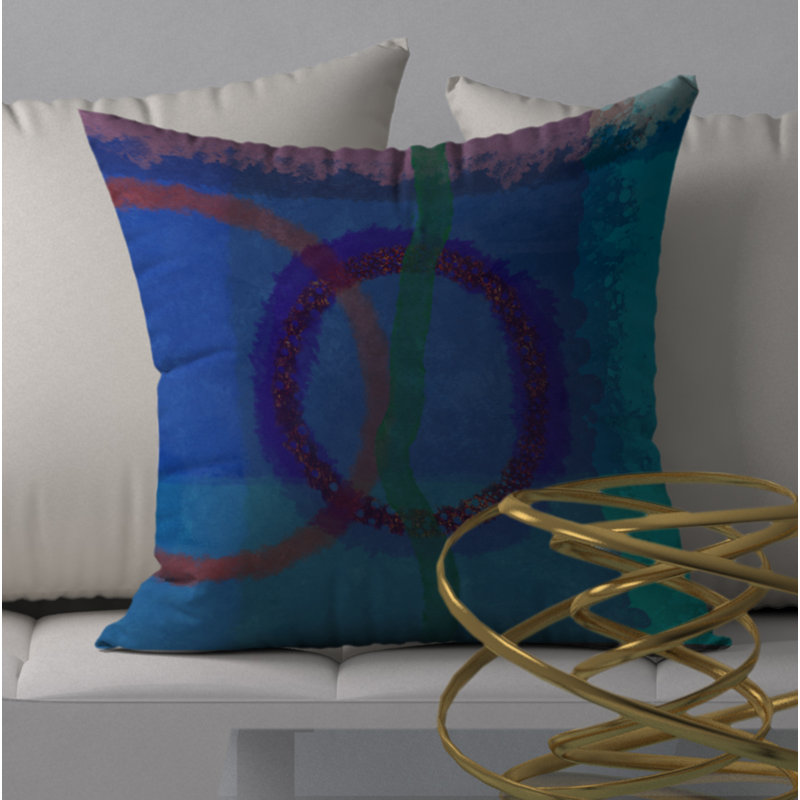  Housse et insert de coussin carré Radiant Trust, H 24 po x l 24 po