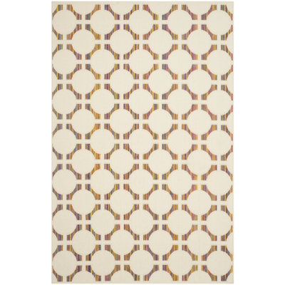 Havana Natural Performance Geometric Rug
