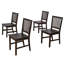 Chaise d'appoint à dossier en lattes Ailise-1984492942