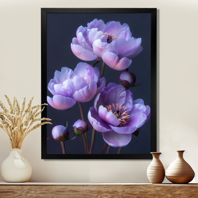 Ruhl - pivoines, salon d'art mural
