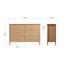 Neoma 130cm W 6 - Drawer Chest of Drawers