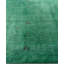 Tapis unique noué à la main Rachal - vert, 6 pi 3 po x 8 pi 9 po