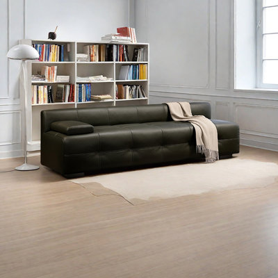 Élégante chaise longue élégante en similicuir