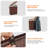 Bamboo Laundry Hamper with Lid, Corner Laundry Basket with Removable Liner, Foldable Clothes Storage Basket with Handles for Bedroom & Bathroom-129165188