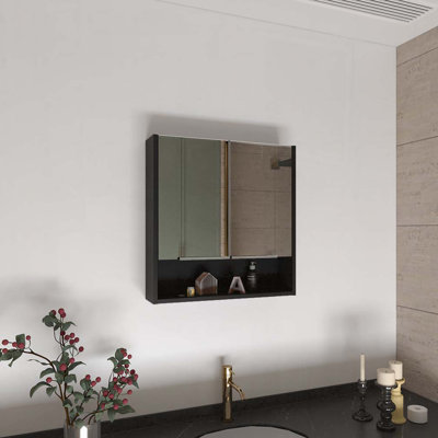 Armoire à pharmacie murale avec miroir