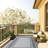 Outdoor Rugs For waterproof Mats For Porch Deck Plastic Straw Area Rugs For RV Backyard Balconyreversible Geometric