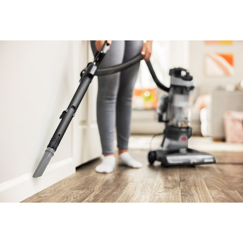 BISSELL CleanView® Rewind Upright Bagless Vacuum Cleaner | 3676 Black/Blue with Crevice Tool
