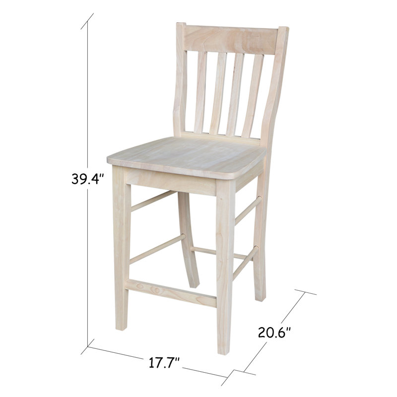 Dansk Solid Wood Counter Stool