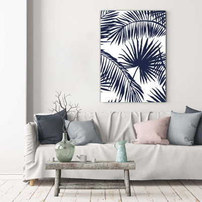 Leaves Of Palm - Wrapped Canvas Print