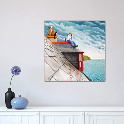 Tea Break 1 Piece Wrapped Canvas Painting