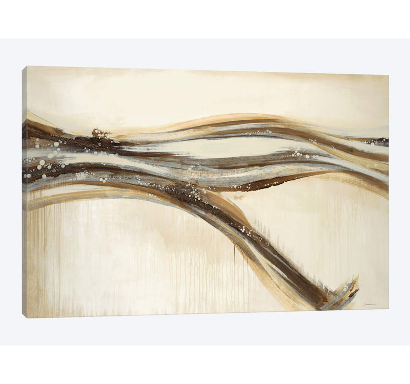 «Catching A Metallic Wave» par Liz Jardine, impression sur toile, H 18 po x l 26 po x P 1,5 po, Pas de tapis