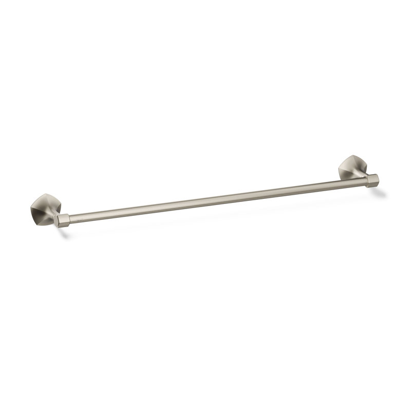 Barre à serviettes occasion, Nickel brossé, H 2,31 po x l 24 po x P 3,5 po