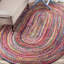 Tapis multicolore en coton tressé à la main bohème-1448969513