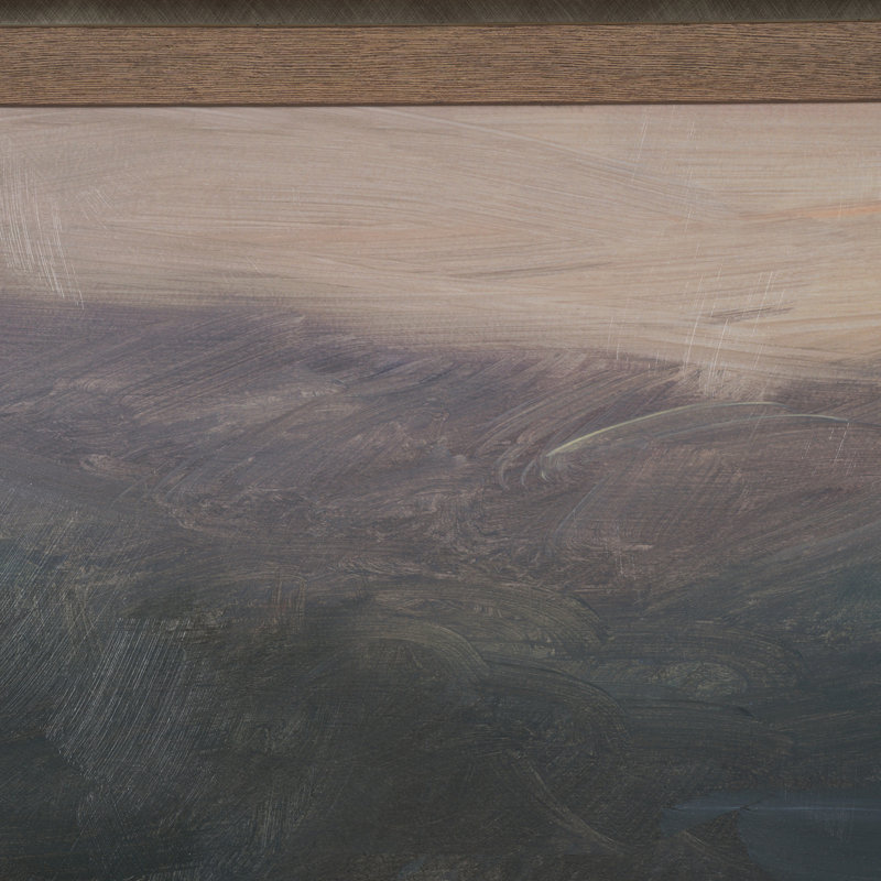 «Haze Landscape a Hand Embelished», reproduction d'art encadrée, Haze Landscape, 1, 64.3L x 2.6W x 24.3H