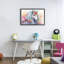 Cadre flottant licorne magique avec fleurs, design by Creative Studio-800954262-800954265