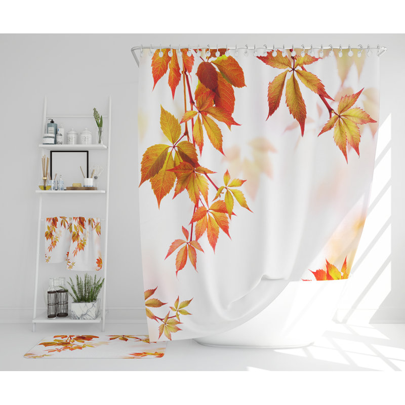 Nashrah Polyester Shower Curtain Set
