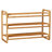 Honey Can Do 3-Tier Bamboo Shoe Rack