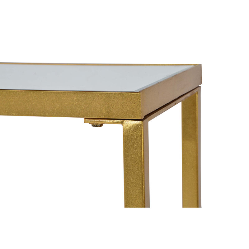 Houlihan 60'' Glass Top Console Table