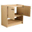 Armoire de salle de bain autoportante 36 po avec évier en céramique, fabrication en contreplaqué, 2 portes, contreplaqué de meuble-lavabo fonctionnel, fermeture élégante-121112543-121112545