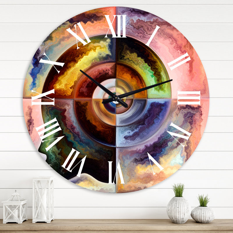 The Mind's Eye III - Horloge murale moderne, Médium