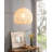 Noel 1-Light Rattan Pendant - White