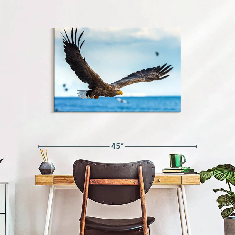 Eagle In Flight, 24" H x 36" W