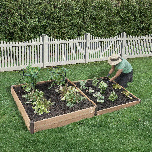 Miracle-Gro Wood Raised Garden Bed