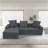 Convertible Modular Sectional Sofa Set Popular Microfiber Fabric Compression Sofa-1350057653