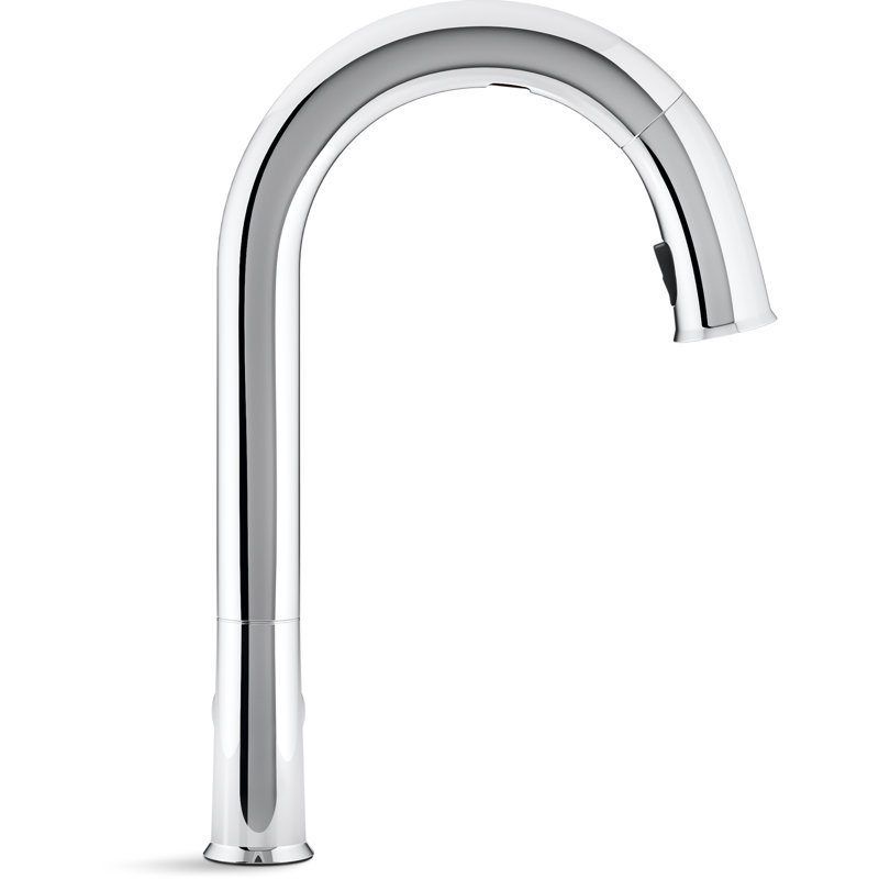 Sensate Pull-Down Touchless Single Handle Kitchen Faucet, Polished Chrome