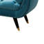 Banc avec accoudoirs en velours Ahmena