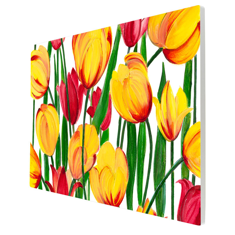 R.BELL Traditional Plants & Flowers Wall Decor on Ceramic