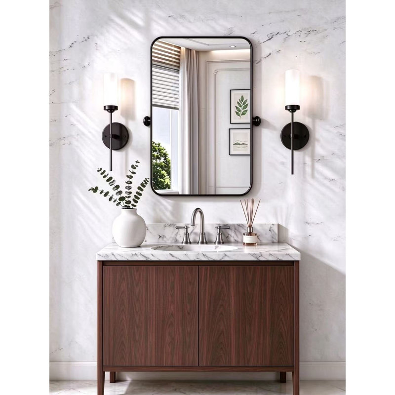 Shatterproof Aluminum Frame Bathroom Vanity Mirror