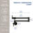 Modern Pot Filler Faucet, 2-Handle Wall Mount Kitchen Faucet for Stove-118158813