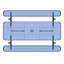 96 "Tables de pique-nique rectangulaires bleues-1187366780-1187366782