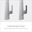 Nio Pull Down Single Handle Kitchen Faucet With Accessories-1287918397