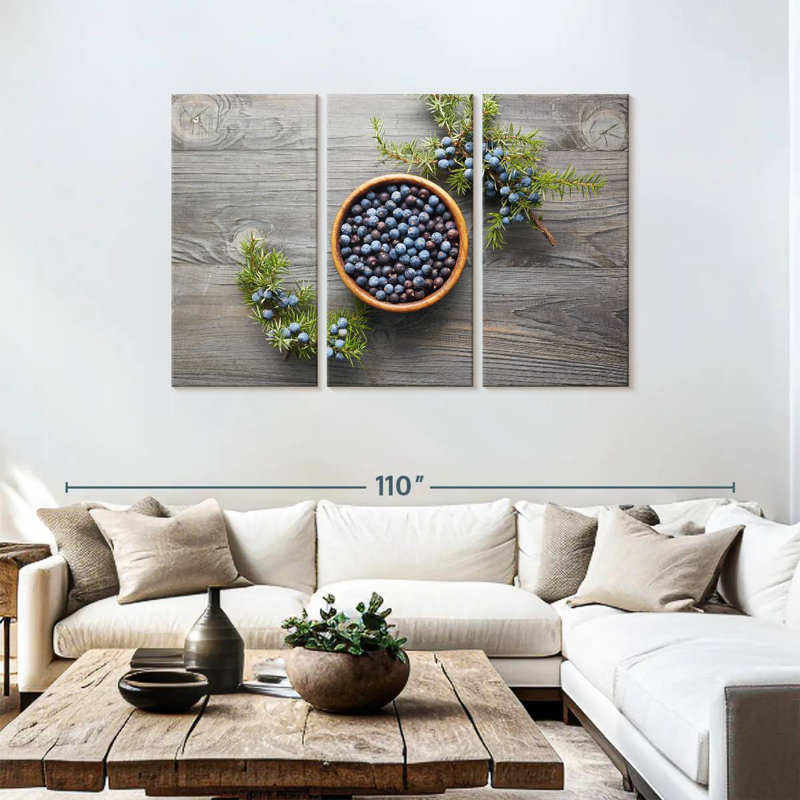 Bowl Of Juniper Berries, 48" H x 74" W