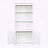 78.75"H 4-Tier Display Shelf with Dimmable Ceiling Light and Glass Doors-1372904822
